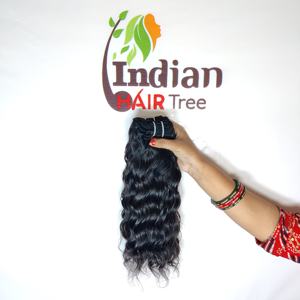Lots de Cheveux Indiens Vierges Bruts Non Traités avec Ondulations Naturelles, Alignement des Cuticules, Sans Traitement Chimique, Extensions en Gros - Product Image 1