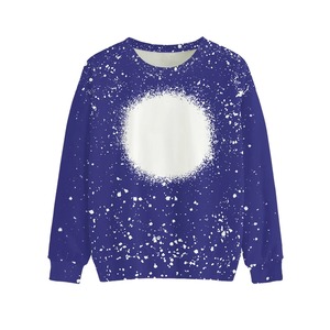 Tie Dye pullover เสื้อฮู้ดหลวม sportwear เสื้อโพลีเอสเตอร์ระเหิดเปล่าสำหรับ DIY ความร้อนพิมพ์ภาพโลโก้ - Product Image 4