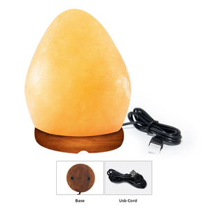 โคมไฟเกลือคริสตัลสีชมพูทรงไข่ธรรมชาติหิมาลัยชามสไตล์ปากีสถานสำหรับตกแต่งบ้านงานฝีมือตามธรรมชาติงาช้างตามธรรมชาติ - Product Image 6