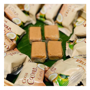 Estrella de caramelo de coco natural: caramelo de coco de Vietnam con Durian, Pandan, sabores de maní, dulces de coco dulces para golosinas fáciles - Product Image 1