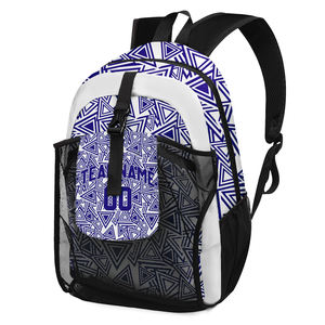 Sac à dos d'équipe personnalisé en sublimation, souple, pliable, léger, pour les équipes sportives, les tournois scolaires, les voyages, Cordura, couture solide - Product Image 4