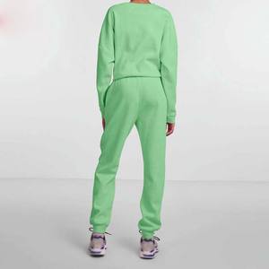 Pantalon de survêtement à cordon de couleur unie pour femmes Joggers pantalons pantalons de survêtement à vendre 100% coton vêtements pour femmes pantalons - Product Image 3