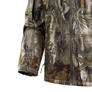 Chaqueta de Camuflaje Digital para Exteriores de Alto Rendimiento con Cierre Frontal Completo y Cuello Alto, Chaqueta de Caza para Exteriores de Alto Rendimiento - Product Image 4