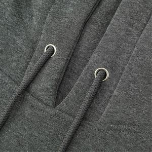 เสื้อฮู้ดผู้ชายผ้าฝ้าย100% เกรย์น้ำหนักโอเวอร์ไซซ์ชุดวินเทจพิมพ์ลายกรดซักได้ตามต้องการ - Product Image 2