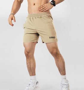 Shorts de sport taille ue été séchage rapide 95% Polyester 5% Spandex poche latérale sport Marathon Gym Shorts de course expédition DDP - Product Image 1