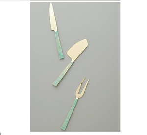 Couteau à fromage classique en acier inoxydable et ensemble de couverts Ustensiles de service à fromage durables de 4 pièces pour le divertissement et la cuisine - Product Image 5