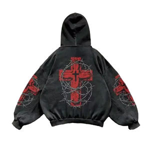 Vente en gros de vêtements pour hommes, vêtements de ville, sweat-shirt en molleton Hip Hop unisexe surdimensionné, sweat-shirts à capuche et sweat-shirts pour hommes, impression 3D - Product Image 2