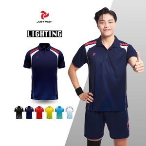 ชุดไฟแบตมินตันสำหรับผู้ชายและผู้หญิงชุดไฟกีฬาแห้งเร็วเสื้อออกกำลังกายแบบปรับแต่งได้สำหรับผู้ใหญ่ไฟ JP - Product Image 1