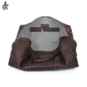 Bolsa de lona de cuero duradera de gran capacidad de estilo Vintage 2022, patrón personalizado, bolsa de almacenamiento de viaje para Gimnasio Deportivo a la moda - Product Image 2