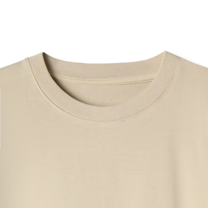 Camiseta teñida lisa de alta calidad 100% algodón personalizado colores sólidos impresión hombres camisetas Stock Color sólido camiseta - Product Image 5