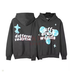 Nueva llegada de secado rápido cómodo tela Puff impresión hombres sudaderas con capucha salida de fábrica High Street hombres Puff impresión sudaderas con capucha - Product Image 1