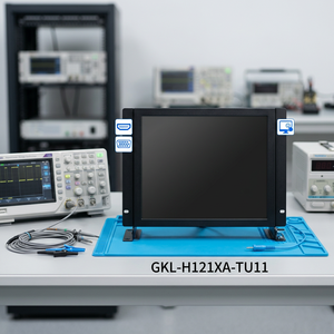 Soporte de Rack para Monitor con Interfaz RS232, Soporte de Rack para Monitor Serie con Soportes de Montaje en Rack - Product Image 1
