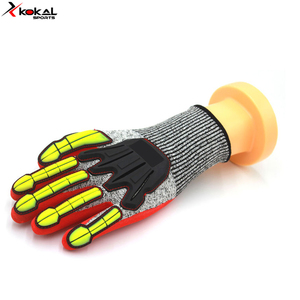 ที่จำเป็นเป็นมิตรกับสิ่งแวดล้อมในขายส่งและมีคุณภาพพรีเมี่ยมที่มียุทธวิธีสำหรับผู้ชาย TPR ผลกระทบถุงมือโดย KOKAL กีฬา - Product Image 4