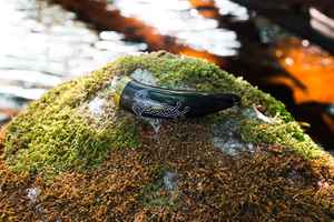 Taza de cuerno vikingo para beber con soporte, hueso pulido tallado nórdico Medieval, sal grabada a mano para decoración navideña - Product Image 3