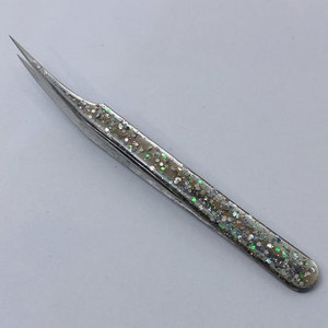 Couleur personnalisée avec pince à épiler multi-paillettes Produit le plus vendu Pince à épiler d'extension de cils en acier inoxydable - Product Image 6