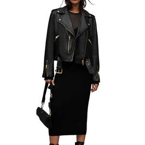 Blouson matelassé unisexe en cuir le plus vendu, personnalisable sur le devant, imperméable, prix de gros usine, toutes tailles régulières, automne, moto - Product Image 5