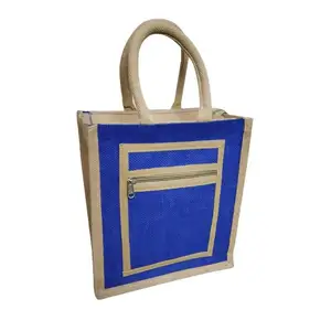 Colored Jute Bags Embrace Eco-Friendly Reusable Stylish Premium Natural Jute Shopping Bags For Everyday Use