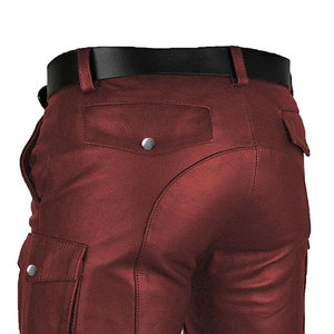 Pantalones Cortos de Cuero para Hombre, Estilo Nuevo, Hechos a Medida, Precio Económico, Color Sólido, Transpirables y Ligeros, para Venta en Línea - Product Image 4