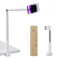 Soporte de Escritorio Portátil de Aleación de Aluminio para Cámara, Soporte para Teléfono con Precio de Fábrica para Grabación de Video para Uso en Escritorio, Youtube