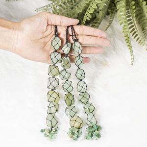 Colgantes de Cristal de Aventurina Verde en Oferta, Piedras Naturales para Coche, Hogar y Meditación - Product Image 5