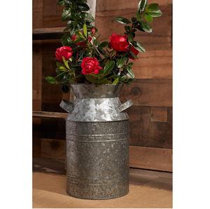 Jardinière de fleurs en métal canne à lait galvanisée vintage pour la maison et le jardin Pot de fleurs et jardinière décoratifs faits à la main - Product Image 6