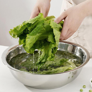 Bassin isolé pour vêtements, en acier inoxydable, cuisine, restaurant, sucre, crème, fruits, riz, lavabo de lavage en métal, bon marché - Product Image 3