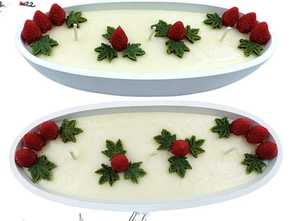 เทียนหอมรูปผลไม้หรูหราขี้ผึ้งถั่วเหลืองพรีเมี่ยมพร้อมกลิ่นหอมหรูหราสำหรับตกแต่งเทศกาลและของขวัญ - Product Image 2