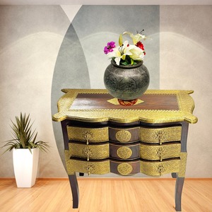 Mesita de noche de madera de primera calidad, mesita de noche compacta multiusos, elegante, hecho a mano, duradero, accesorio elegante para dormitorio - Product Image 1