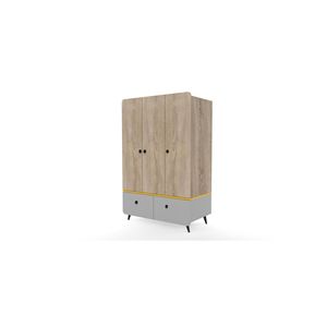 Armoire multifonction moderne EDI, armoire à trois portes, meubles pour enfants, armoire à trois portes - Product Image 1