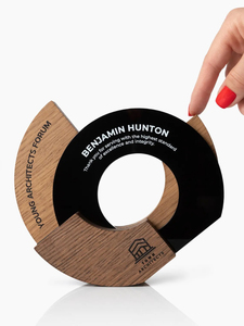 แกะสลักถ้วยรางวัลฐานไม้อะคริลิคทนทานปรับแต่งได้สำหรับการรับรู้ความสำเร็จขององค์กรเกียรติยศพิเศษ - Product Image 4