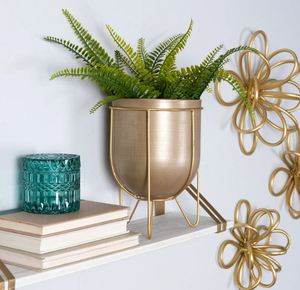 Hot Selling Decorative Metal Planter with <b>Stand</b> Home Garden Wedding Tabletop Planter in Low Price - Product Image 2