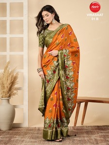 Patola sarees พิมพ์ลายโดลาเส้นใยวิสคอสสำหรับผู้หญิงที่สง่างามแบบดั้งเดิมที่สง่างามด้วยผ้าไหลลื่น - Product Image 6