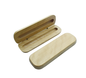 Boîte d'emballage de stylo en bois moderne et élégant stylo à bille en bois de qualité supérieure avec étui à stylo en bois fournisseur en gros - Product Image 4