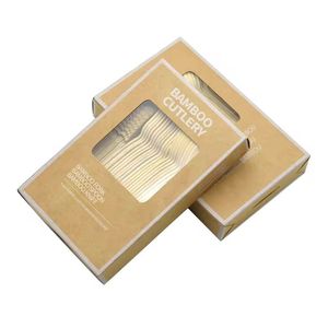 Cubiertos ecológicos de alta resistencia para servir alimentos fríos y calientes Cubiertos compostables de fibra natural para solución de catering verde institucional - Product Image 1