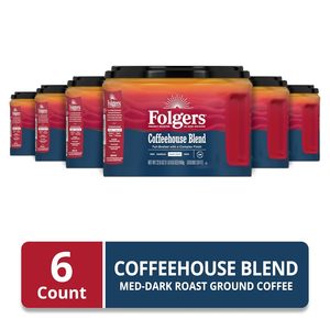 Café Molido Folgers Coffeehouse Blend, Tueste Medio Oscuro, 22.6 Onzas (Paquete de 6) - Product Image 6