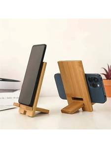 Support mobile en bois de haute qualité |   Support de téléphone de bureau fait à la main |   Tarifs de vente en gros - Product Image 2