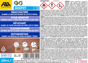 FILA Surface Care Solutions NOSPOT Natural Grease Oil Stain Remover Powerful Degreaser Aerosol <b>Spray</b> for Terracotta Quarry Tiles - Product Image 2