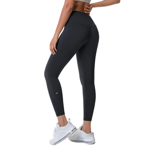 2025 mallas deportivas transpirables informales para mujer gimnasio Fitness Yoga correr conjunto de Jogger de cintura media de secado rápido ecológico - Product Image 4