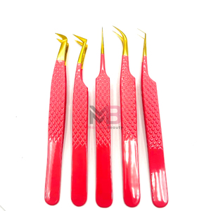 Pince à épiler d'extension de cils en acier inoxydable avec nom de marque personnalisé - Product Image 6