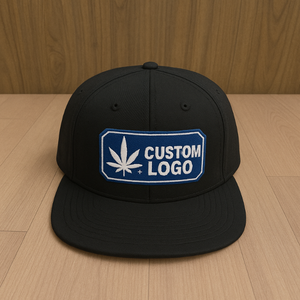 Vietnam OEM gorra de béisbol 6 paneles impermeable toda la tela 100% algodón personalizado silicona goma tejido parche gorra ajustable - Product Image 5