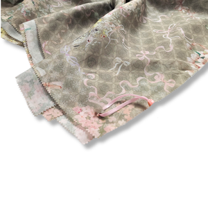 Reiko Series, bufanda de algodón de manga corta, hiyab con estampado Digital de oliva para Primavera, materiales Premium, atuendo informal diario, venta al por mayor - Product Image 3