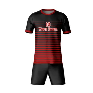 Camisas de futebol profissional de secagem rápida, camisas de futebol personalizadas com logotipo e design respirável, camisas personalizadas