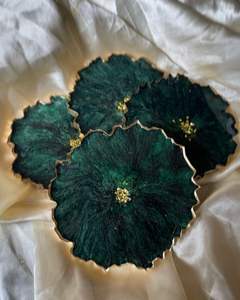 ชุดรองแก้วทำจากเรซินคุณภาพพรีเมี่ยมสำหรับ100% - Product Image 3