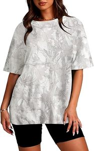 เสื้อยืดลายพรางโอเวอร์ไซส์ ลายใบเมเปิ้ล แฟชั่นลำลอง สตรีทแวร์ สำหรับฤดูร้อน ใส่ได้ทั้งชายและหญิง - Product Image 3