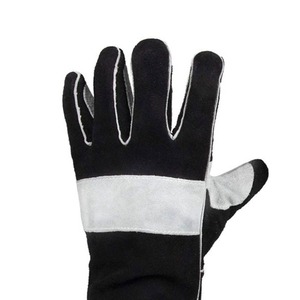 Gants de soudage confortables en cuir de vachette Dernière conception Gants de soudage en cuir respirant à doigts complets - Product Image 5