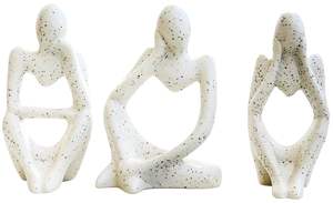 Escultura de decoración de mesa de Metal pulido de alta resistencia con forma elegante para la recepción de la Oficina de la sala de estar y accesorios modernos para el hogar - Product Image 2