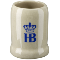 Ensemble de chopes et de mugs à bière artisanaux et durables Hofbraeuhaus Muenchen Classic 0,03L Oktoberfest avec logo HB original