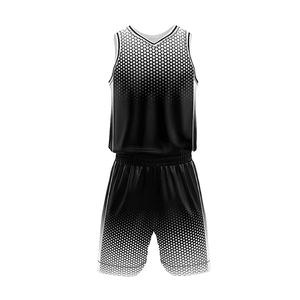 Uniforme de basket-ball couleur conception vêtements de basket-ball avec nom nouveau modèle jeunesse équipe personnalisée uniforme de basket-ball sublimé complet - Product Image 5