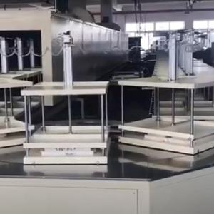 Linea di Produzione con Forno Rotativo a Sei Scomparti Tipo U Completamente Automatico per la Polimerizzazione di Filtri dell'Aria - Product Image 4