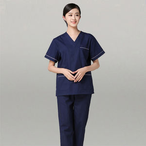 Tenues médicales d'infirmière d'hôpital, ensembles de blouses médicales en tissu polyester léger, uniformes pour le personnel de santé - Product Image 3